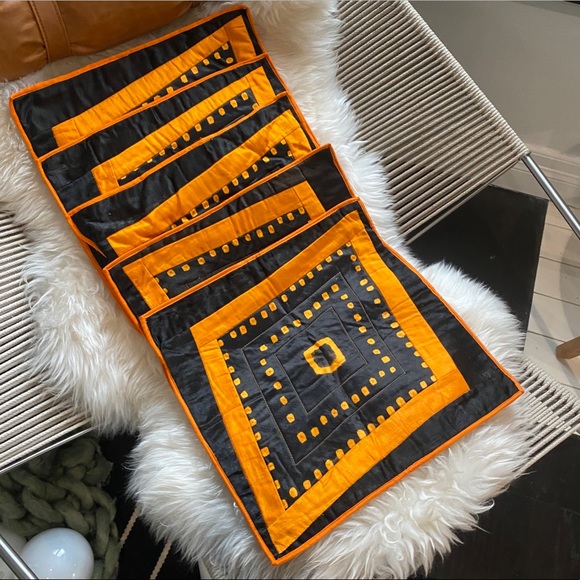 5 perfect condition SILK BoHo throw pillow covers. 17x17 - Picture 2 of 4